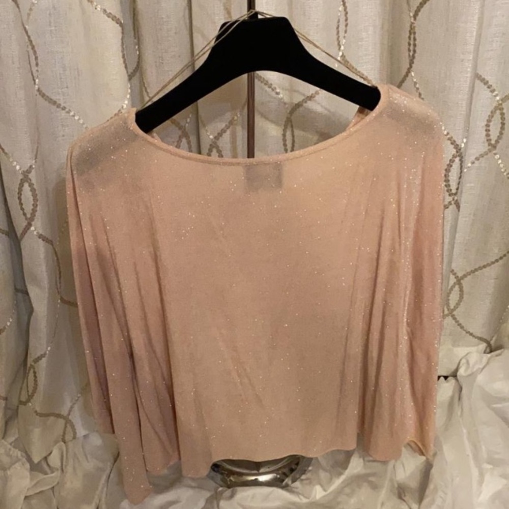 Adrianna Papell blush top - Picture 2 of 2